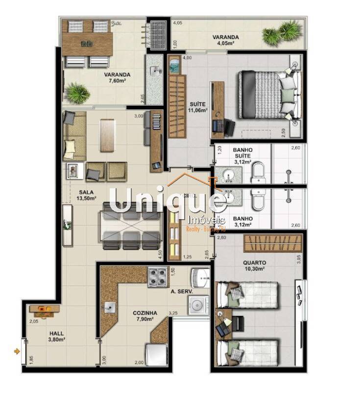 Apartamento à venda com 2 quartos, 64m² - Foto 26